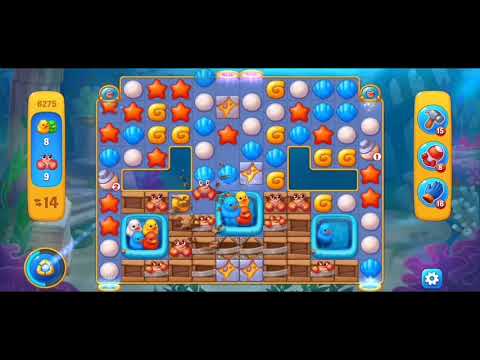 Fishdom 6275 Hard Level - NO 💣🧨💥