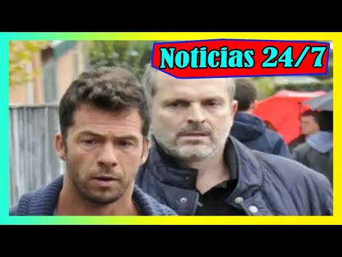 El feo de Miguel Bosé con su ex, Nacho Palau, en su viaje relámpago a Madrid