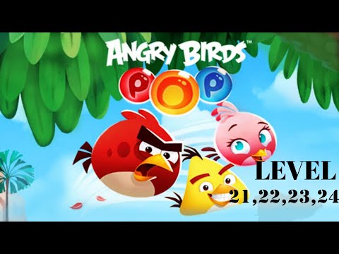 Angry Birds Pop Level 21,22,23,24