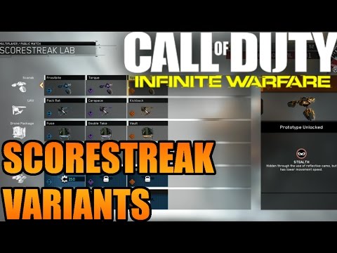 Infinite Warfare: NEW "Scorestreak Variants" Breakdown - How To Use, Strategies, & More