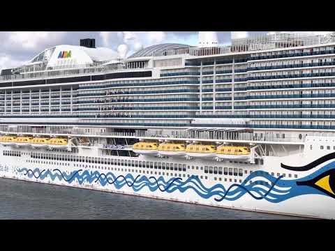 05.05.2021 Auslaufen der Aida Perla Teneriffa vorbei an der Aida Nova