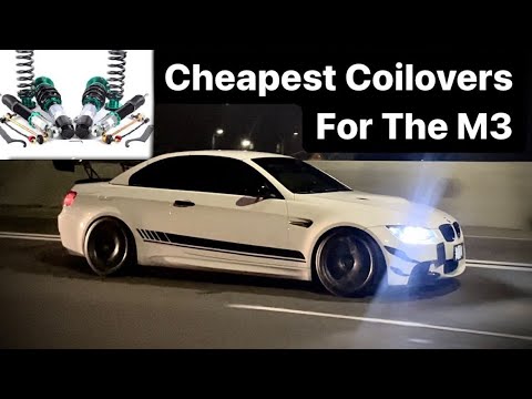 Installing Coilovers on an E93 BMW M3 / 335i / 328i DIY Replace Worn Shocks and Struts Megan Racing