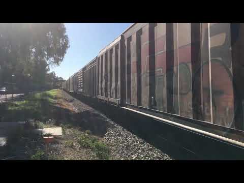 Freight Train Passing North Adelaide