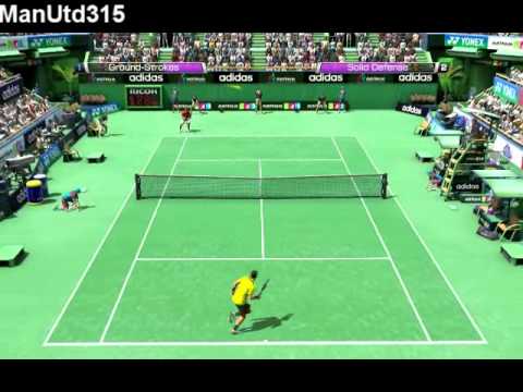 virtua tennis 4 xbox 360 kinect gameplay