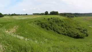 preview picture of video 'Panorama nuo Lizdeikos kalno piliakalnio / Panorama from Mound of Kernave'