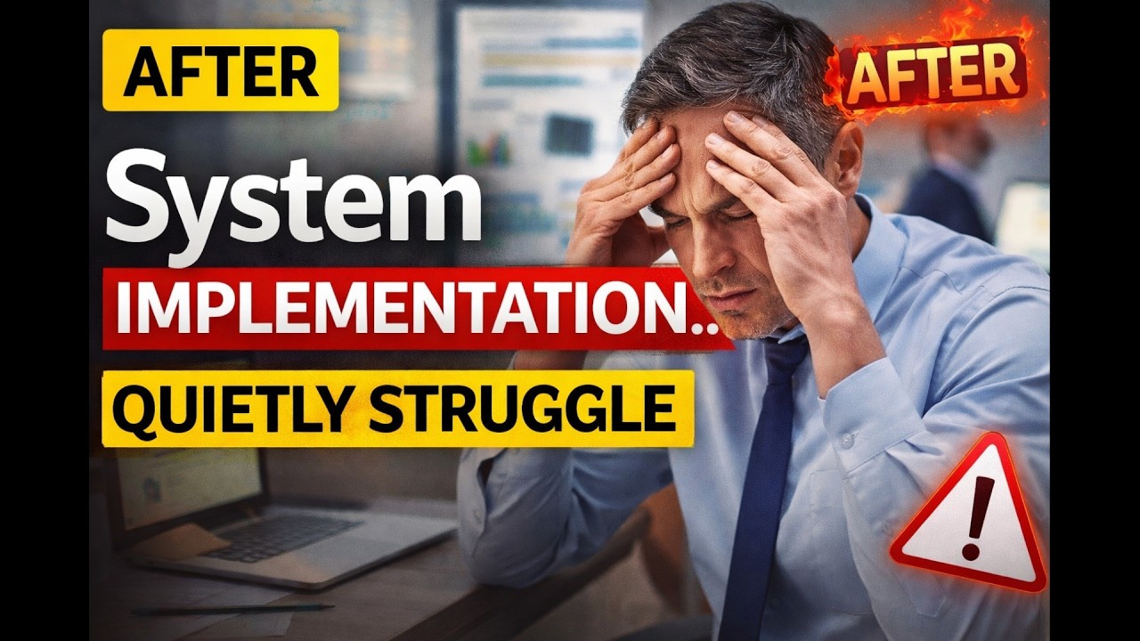 The Day After System Implementation&hellip; Why Most Projects Quietly Struggle