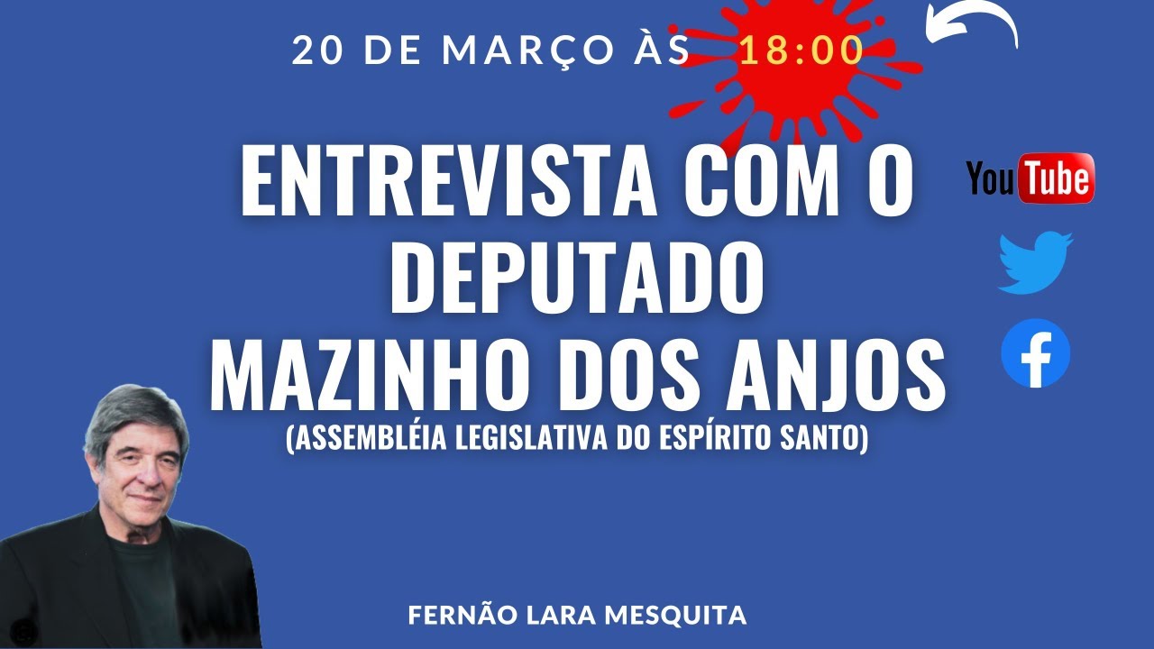 20/03/24 - ENTREVISTA COM O DEPUTADO MAZINHO DOS ANJOS