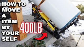 This tool HAS TANK TRACKS on it! Riosoc electric hand truck