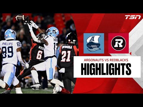 CFL WEEK 21: Toronto Argonauts vs. Ottawa Redblacks FULL HIGHLIGHTS