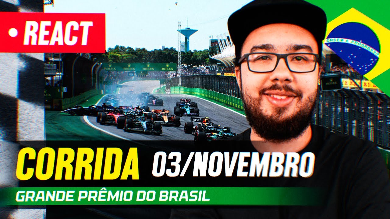 F1 REACT AO VIVO - GP DO BRASIL DE 2024