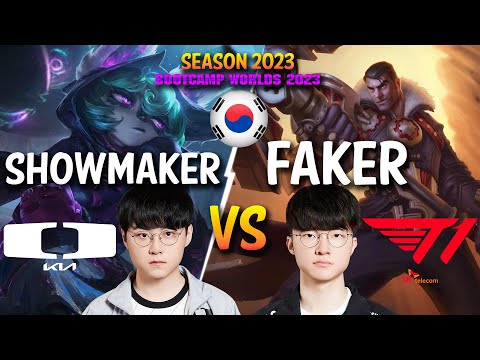DK Showmaker vs T1 Faker - Showmaker VEX vs Faker JAYCE Mid - Patch 13.19 KR Ranked