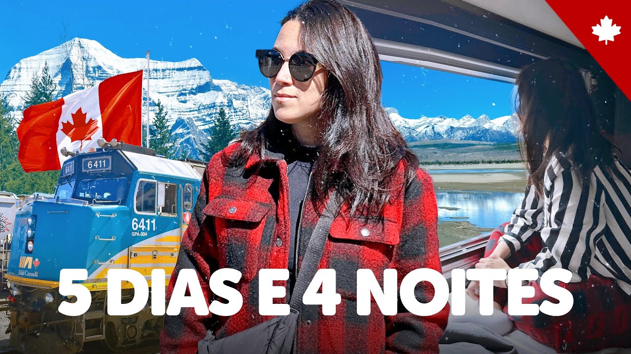 Cruzando o CANADÁ de TREM! 🚂 A viagem mais diferente da minha vida (Vancouver → Toronto → Montreal)