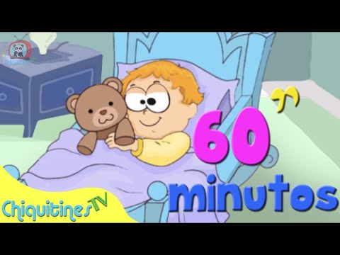 😴 A la Rorro Niño 🎶 60 min de CANCIONES INFANTILES de cuna | ChiquitinesTV
