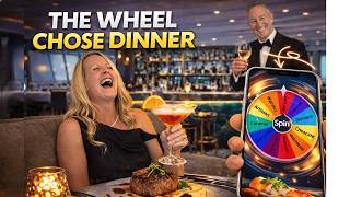 We Let a Wheel Choose Our Dinner - Celebrity Edge Luminae Restaurant Cruise Review
