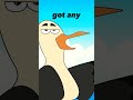 Hungry seagull 🤣 #shorts #animation #cartoon #seagulls #comedyshorts #meme #ocean #water
