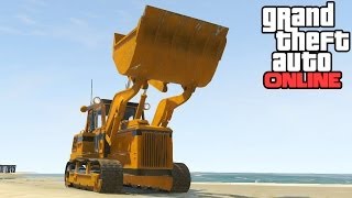 GTA Online: Bulldozer Location! HVY Dozer Secret Vehicle Locations Guide (Grand Theft Auto 5 Online)