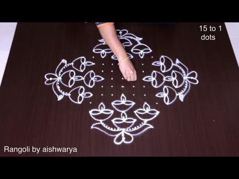 Deepam Muggulu Designs Beautiful