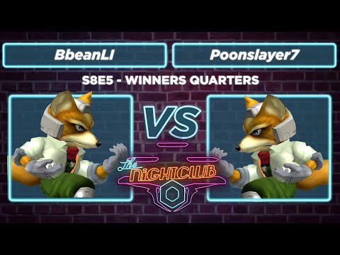The Nightclub S8E5 - BbeanLI (Fox) vs Poonslayer7 (Fox) - Winners Quarters SSBM
