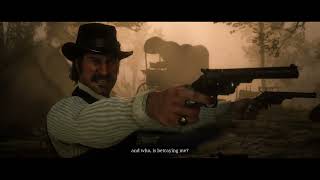 The Moment Miss Grimshaw Gets Shot - Red Dead Redemption 2