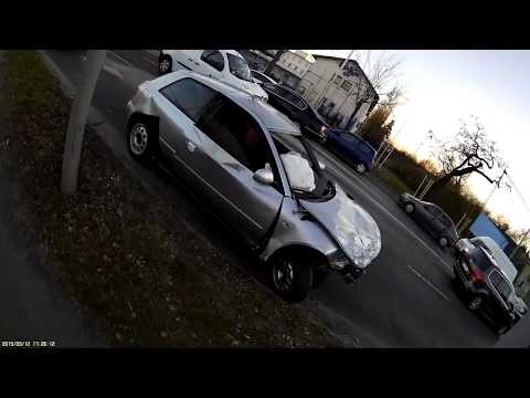 Brutális csattanás nyomai - Brutal crash aftermath