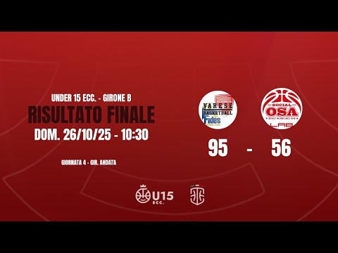 Highlights Varese Basketball - SocialOSA U15 Eccellenza 