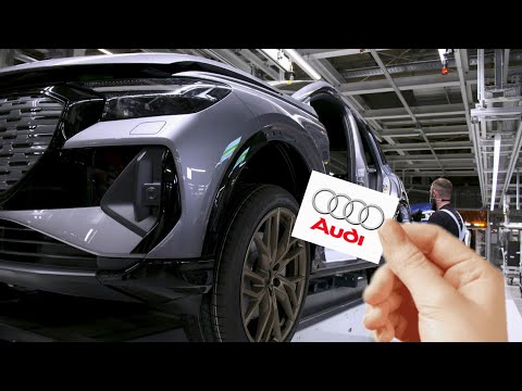 Audi Q4 e-tron 2022 - PRODUCTION plant in Germany (This is how it's made)