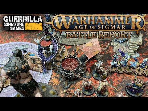 Warhammer: Age of Sigmar 3rd Ed Battle Report - Daughters of Khaine vs. Ogor Mawtribes