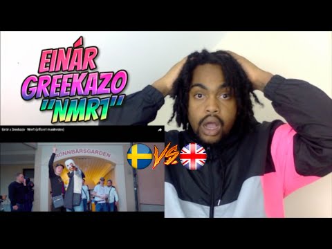 BEST SWEDISH DRILL/RAPPER? Einár x Greekazo - Nmr1 (officiell musikvideo) 🇬🇧 Reaction