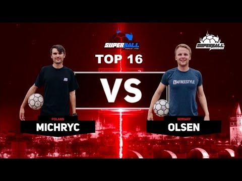 World Freestyle Football Championships ”SuperBall 2018” - BEST16 Michryc vs Olsen