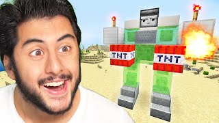 SAVAŞ ROBOTU!! MİNECRAFT EFSANE Mİ? GERÇEK Mİ