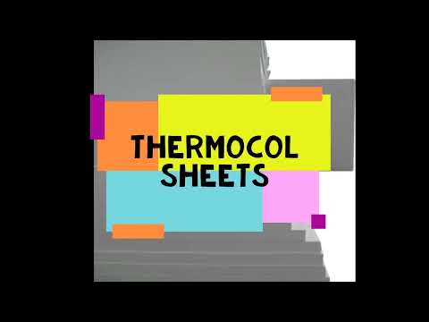 1 meter x 0.5 meter thermocol sheets packaging material, for...
