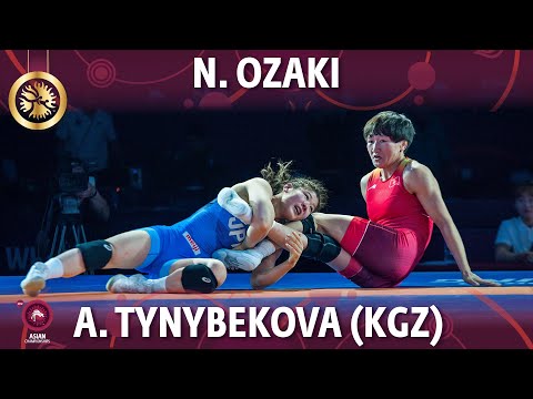 Nonoka Ozaki (JPN) vs Aisuluu Tynybekova (KGZ) - Final // Asian Championships 2022