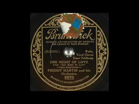 Freddy Martin & his orchestra - One Night of Love (1934)
