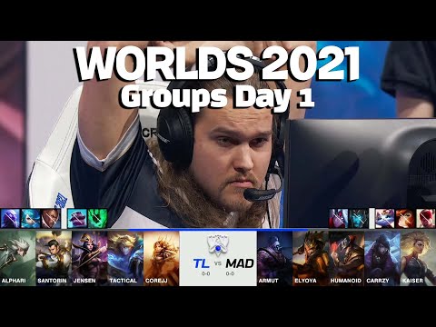 TL vs MAD | Worlds 2021 Groups Day1 (full game)