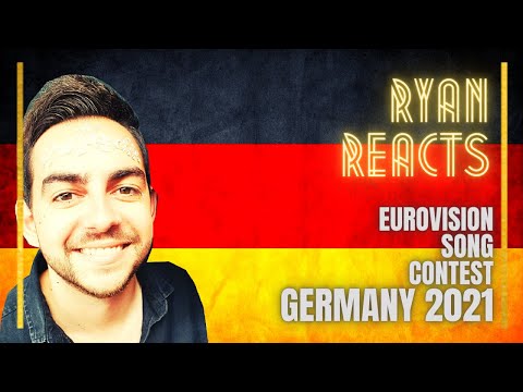 Ryan Reacts! Eurovision Song Contest [GERMANY 2021] 'I Don't Feel Hate' - Jendrik