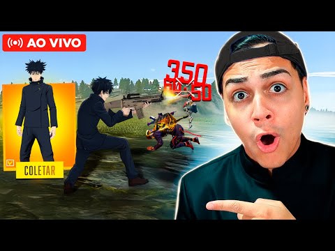 💙 ZERANDO A PARCERIA DE JUJUTSU!! 💙 FREE FIRE AO VIVO 💙 FREITAS ON