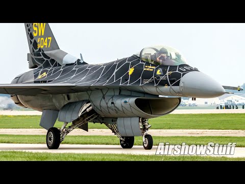 F-16 "Venom" Mini-Demo - Sunday - EAA AirVenture Oshkosh 2021