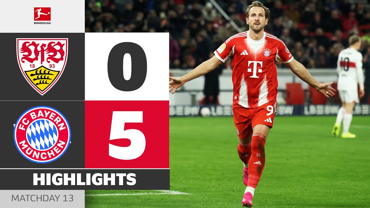 VfB Stuttgart vs Bayern München Highlights