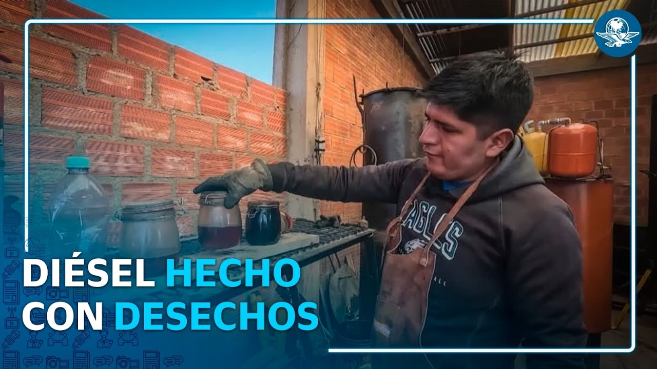 Transforman desechos en diésel para sus tractores