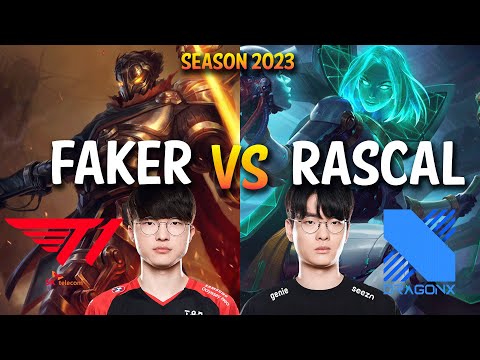 T1 Faker vs DRX Rascal - Faker VIKTOR vs LEBLANC Mid - KR Ranked