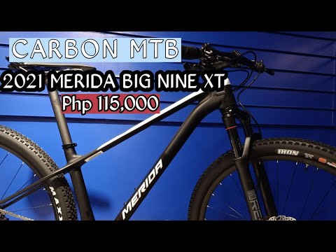 MERIDA BIG NINE XT CARBON MTB GLOSSY PEARL WHITE BLACK