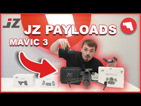 JZ Payloads for Mavic 3 Enterprise (JZ T30 JZ H1E, JZ U3) Unboxing | Maverick Drone Systems