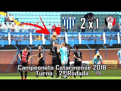 GOLS: AVAI 2 X 1 JOINVILLE - CATARINENSE 2018 - 21/01/2018 - NARRAÇÃO: CHARLES FISCHER