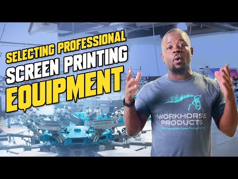 , title : 'Choosing Professional Screen Printing Equipment From Workhorse Products (Workhorse Products Tour)'