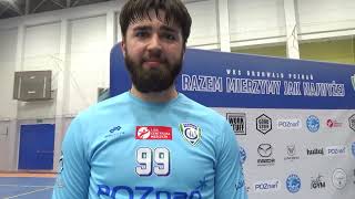   PL  Pomiń nawigację Szukaj     Utwórz  9+  Awatar Jan Herda zastępował Filipa Tarko między słupkami bramki Grunwaldu, który przegrał z Anilaną 23:24