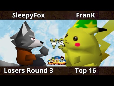 Smashtoberfest 2022 - Sleepy Fox (Wolf) Vs. FranK (Pikachu) SSB64 Smash Remix Tournament