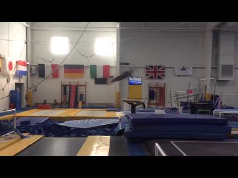 Luisa Blanco: Summer Training 2015 : Yurchenko Double Twist