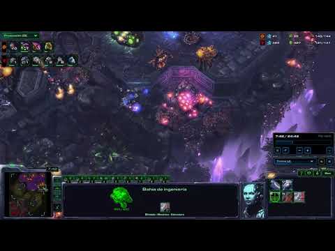 Escuela SC2 - Session#1 Showmatch: JimRising (Z) vs Vindicta (T) - StarCraft - 2017/10/09