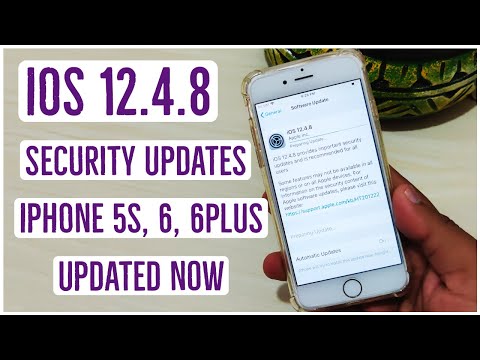 iOS 12.4.8 Released | How to install iOS 12.5.8 | iOS 12.4.8 update now wifi