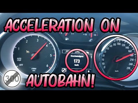 Opel Astra 1.6 CDTI | ACCELERATION on GERMAN AUTOBAHN!